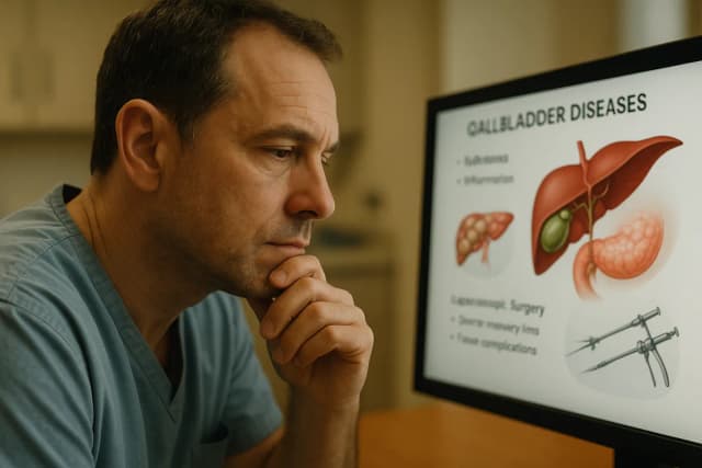 بیماریهای رایج کیسه صفرا و روشهای درمان آنها با جراحی لاپاراسکوپی