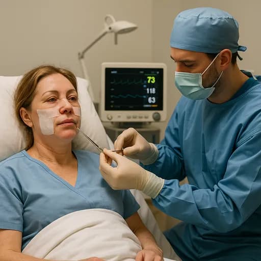 لیفت صورت و سانترال لب